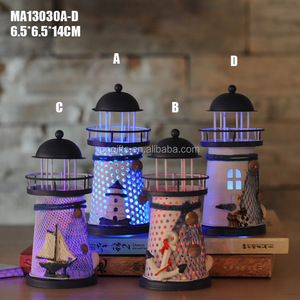 Ywbeyond stile Mediterraneo di media grandezza led faro ferro decorazione di cerimonia nuziale del mestiere regali di compleanno <span class=keywords><strong>arredamento</strong></span> <span class=keywords><strong>nautico</strong></span> - Product Image 1