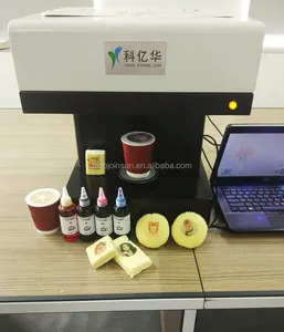 Nueva digital de moda Impresión de alimentos máquina latte arte café impresora