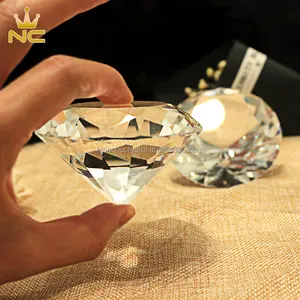 Diamante di vetro Fermacarte di Cristallo Regalo di Nozze Per Semplice Souvenir di Nozze Ospiti