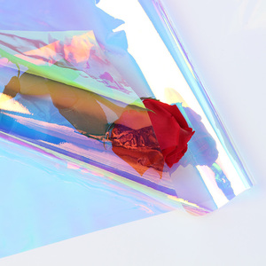 50CMX10Y Funzionale Iridescente Opale Cellophane Wrap Regalo Del Partito Forniture di carta Iridescente - Product Image 2
