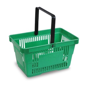 Al por mayor rojo <span class=keywords><strong>mano</strong></span> llevar Meta cosmética pequeña cesta de compras - Product Image 6
