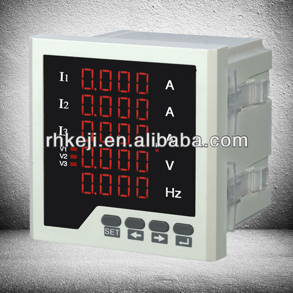 интеллектуальный цифровой аналог панели напряжение ампера frquency метр rh-uif11