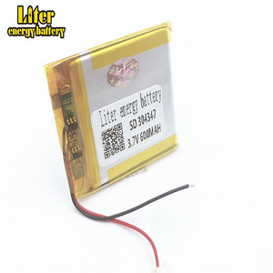 3,7 V 304347 600 mah Li-ion battery Battery lithium polymer battery rechargeable battery - Product Image 2