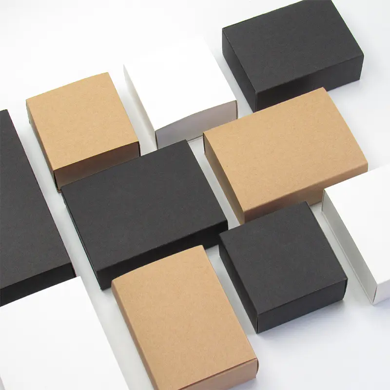 Feature degradable y de impresión mate de lujo de cajón de cartón plegable de almacenamiento de cajón de Cajas de Regalo