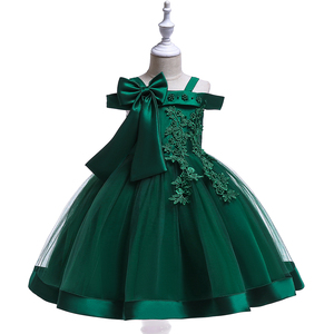 Nouvelle Robe de Soirée en Satin Tendance MQATZ pour Filles, Robe de Cérémonie Designer Une Pièce pour Enfants avec Nœud Décoratif, pour 3 Ans et Plus, Collection Automne - Product Image 6