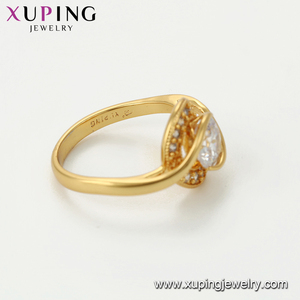 خواتم مجوهرات أنيقة مطلية بالذهب عيار 24 قيراط من شوبينغ الصينية 15554 للنساء - Product Image 5