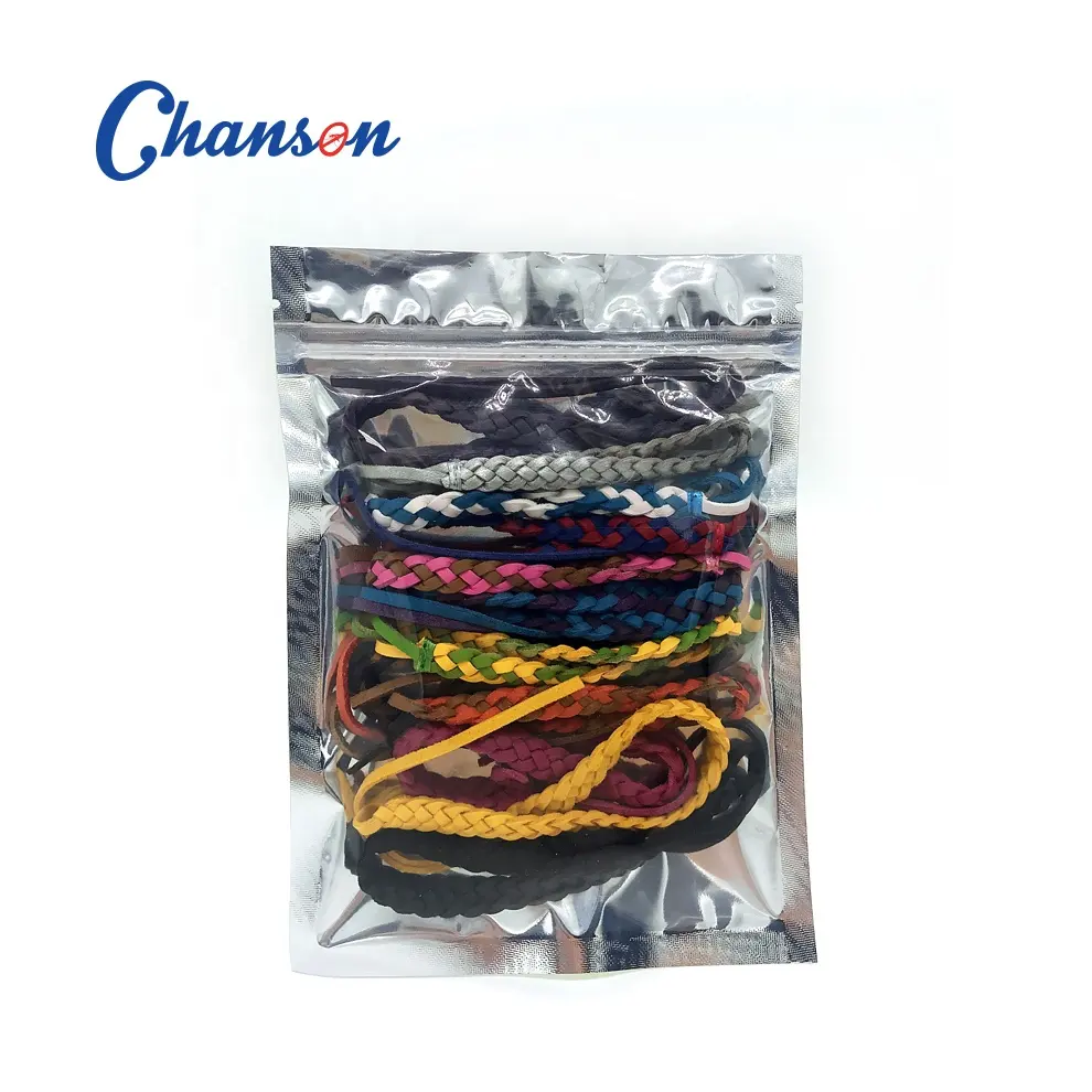 Family pack multi color mosquito repellent PU leather bracelet for outdoor activity