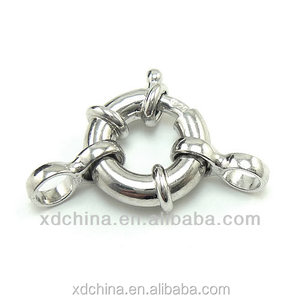 XD P335 925 Sterling Silver Clasp Đồ Trang Sức Đặc Biệt Khóa 925 Sterling Bạc Vòng Cổ Khóa Lớn Bạc Khóa Siêu Mạnh Mẽ - Product Image 5