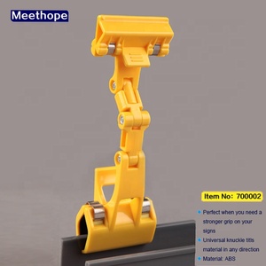 Meethope متجر التجزئة سوبر ماركت ABS الصورة ورق طباعة الصور شارة السعر البلاستيك البوب تدوير الغناء بوب التسمية حامل كليب - Product Image 6