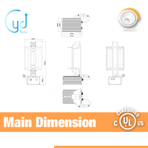 Shanghai yidi <span class=keywords><strong>400</strong></span> <span class=keywords><strong>W</strong></span> 120-240 v <span class=keywords><strong>HPS</strong></span> CRECE LA LUZ - Product Image 3