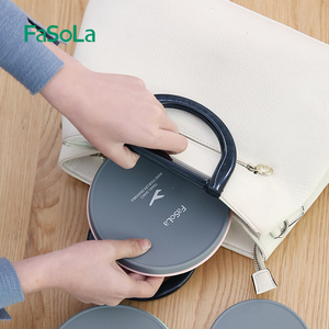 FaSoLa 1000ML pieghevole in Silicone ciotola da campeggio con coperchio per escursioni all'aperto frigorifero pieghevole ciotola per la conservazione degli alimenti - Product Image 4
