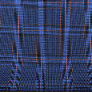 Nuevo de microfibra 90% poliéster 10% rayón material color rojo azul a cuadros con textura de traje de los hombres traje de pantalón chaqueta tejida TR <span class=keywords><strong>tela</strong></span> - Product Image 4