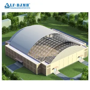 Assembly arched metal roof dome shaped roof
