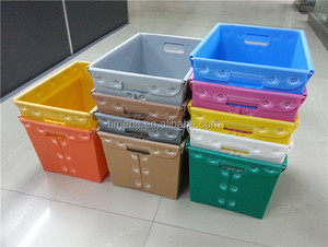 Bacs d'expédition empilables <span class=keywords><strong>en</strong></span> <span class=keywords><strong>Coroplast</strong></span>, Conteneurs postaux, Bacs de stockage <span class=keywords><strong>en</strong></span> plastique Corex pour entrepôt, Boîtes d'emballage <span class=keywords><strong>en</strong></span> Corflute, Boîtes de déménagement, Boîtes de classement - Product Image 3