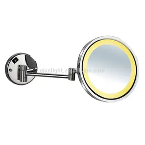 Illumir chuyên nghiệp trang điểm nhỏ gọn gương 50x Magnifying gương lớn tay gương