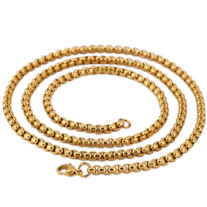Collana con croce Unisex a triplo strato in acciaio inossidabile con crogiolo alla moda 24 pollici
