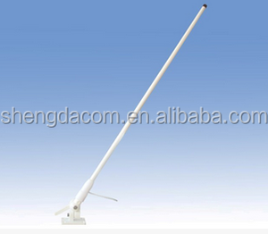Personalizar fibra de vidrio vhf 156-163 mhz 4dbi omni antena marina con látigos y nylon plegable montaje cónico - Product Image 4