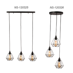 Nouvellement Conception Industrielle Abat-Jour En Métal Vintage plafonnier <span class=keywords><strong>LED</strong></span> NS-120325 - Product Image 1