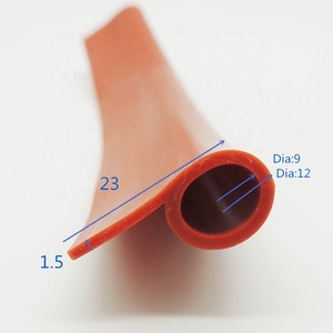 Heat Resistant Red Colour P Shaped High Temperature <strong>Oven</strong> Door Silicone Strip Rubber <strong>Seal</strong> Stripping - Product Image 4