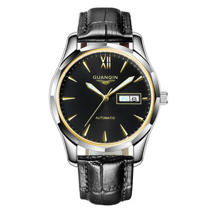 GUANQIN GJ16034 kol saati <span class=keywords><strong>Online</strong></span> adam için orijinal mekanik hareketi deri otomatik izle - Product Image 4
