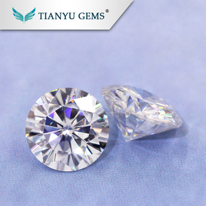 Super Bianco Moissanite Sintetica Pietre Prezzo, Lab creato diamante moissanite per i monili di modo di vendita - Product Image 3