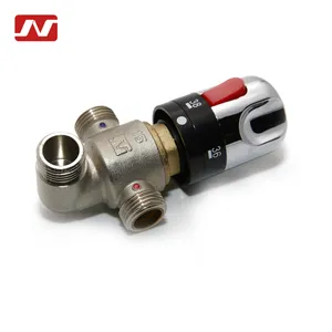 China supplier 1/2" brass water heater thermostatic mixing valve (temperature control valve) 34 thermostatic valve for hot water