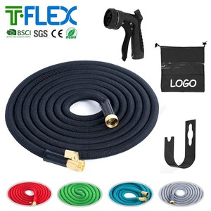 <span class=keywords><strong>Amazon</strong></span> Hot 50ft nueva 304 acero inoxidable metal mangueras de jardin con pistolas de pulverización - Product Image 1