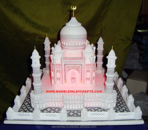 Sculpture Taj Mahal en marbre élégante - Product Image 1