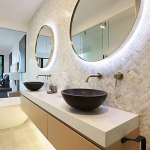 Melamina moderna vanidad de <span class=keywords><strong>baño</strong></span> <span class=keywords><strong>muebles</strong></span> de <span class=keywords><strong>baño</strong></span> - Product Image 3