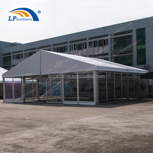 Tenda acara pernikahan transparan natal 500 orang, tenda dengan pintu geser dan dekorasi untuk acara pesta luar ruangan - Product Image 3