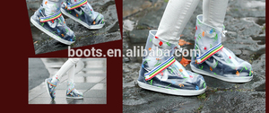 de alta calidad al por mayor baratos plegable unisex zapatos de atletismo de la cubierta para la lluvia - Product Image 5
