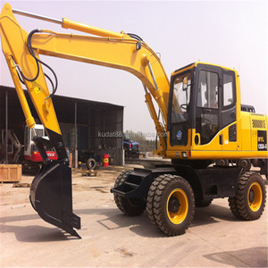 12 Ton ruota escavatore WYL135 con 0.5 m3 secchio lungo braccio e motore Yuchai KYB cilindro idraulico 1 anno di garanzia - Product Image 2