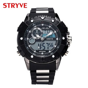STRYVE brand S8001 hot Sport <span class=keywords><strong>orologio</strong></span> <span class=keywords><strong>digitale</strong></span> da <span class=keywords><strong>uomo</strong></span> 3ATM <span class=keywords><strong>orologio</strong></span> da polso impermeabile orologi da <span class=keywords><strong>uomo</strong></span> all'ingrosso di lusso di alta qualità - Product Image 3
