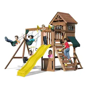 Factory Direct Sales Pleasure In Ground With Outdoor Playground Slides