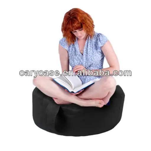 Кресло-мешок в форме пончика chir, Кресло-мешок для чтения, черные круглые стулья для взрослых для детей ясельного возраста