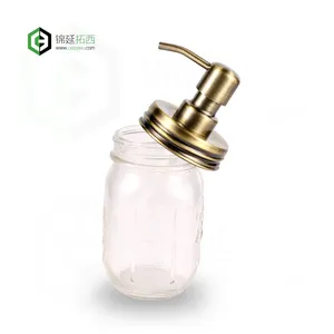 Stainless Steel Bronze Finish Liquid Soap Dispenser Pump For Lotion/shampoo