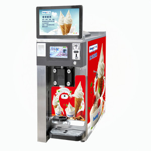 ตู้ขายไอศกรีมกึ่งอัตโนมัติสำหรับทำโยเกิร์ตแช่แข็งแบบซอฟต์เสิร์ฟ - Product Image 1