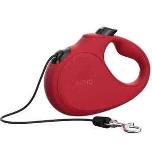 XCHO Retractable dog leash Pet Retractable Leash with Tangle Free for Walking Dogs - Easy to Grip Handle