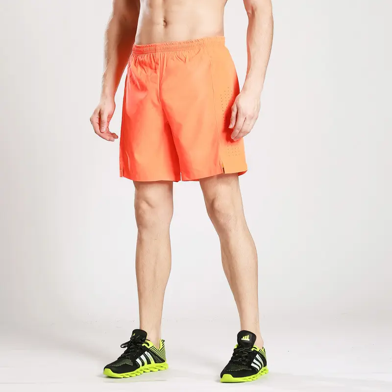Custom logo wholesale plain blank cotton men gym sport running mens fitness shorts