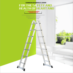 Penjualan laris tangga multifungsi aluminium lipat engsel dua pengunci fleksibel tangga Multi guna - Product Image 4