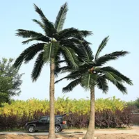 Fake Artificial Coconut Tree, Anti-UV, Anti-Fading