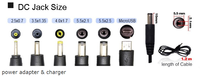 Adaptateur secteur 12V 1.2A DC avec câble micro USB (matériaux PC et ABS)