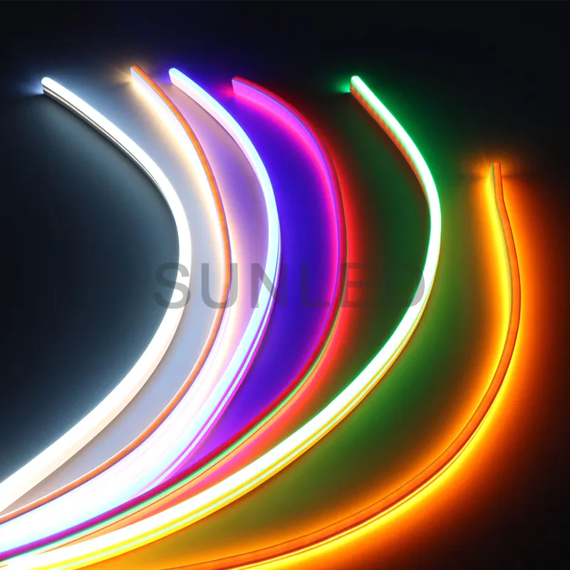 Shenzhen 5050 Led neon strip Waterproof Led Strip 0.5m/cut Lamp Rope Smd2835 Mini LED Neon Flex Light