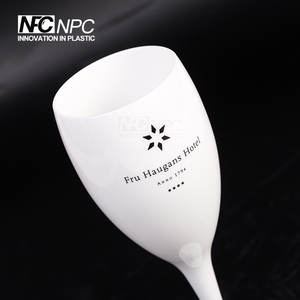Bianco Acrilico di Plastica di Champagne di Vino Flauto Vetro <span class=keywords><strong>Tulipano</strong></span> per il Partito - Product Image 3
