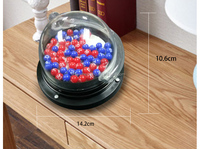 Machine de loterie professionnelle Bingo Ball-Grande capacité 50 balles, système de tirage automatique pour les jeux de carnaval, les événements de fête