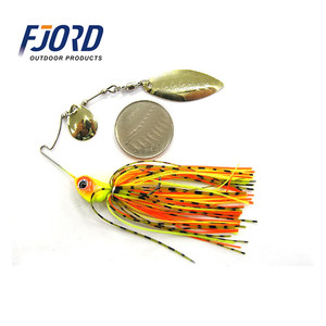 FJORD 3/8oz 금속 버즈 미끼 워블러 침몰 지그 낚시 미끼 콜로라도 버드 나무 블레이드 플래시 스피너 미끼 10g 플라스틱