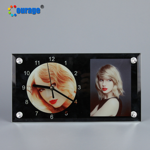 <span class=keywords><strong>Cadre</strong></span> photo en <span class=keywords><strong>verre</strong></span> artisanal pour saké BL-11, <span class=keywords><strong>cadre</strong></span> photo vierge pour sublimation, horloge en <span class=keywords><strong>verre</strong></span>, <span class=keywords><strong>cadre</strong></span> photo <span class=keywords><strong>personnalisé</strong></span> avec horloge, cadres vierges - Product Image 3
