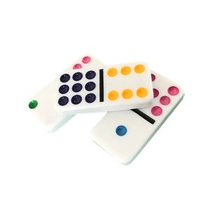 YUANHE-dominó doble de 9 colores, caja de hojalata, dominó de colores personalizado - Product Image 2