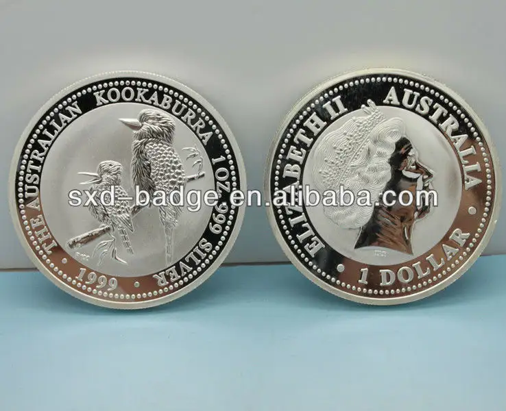 Elizabeth II 1 Dolar Perak Souvenir Koin Australia Kookaburra Koin