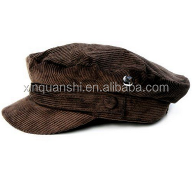 BSCI High Quality Corduroy skipper Cap Breton Caps Ivy Hat